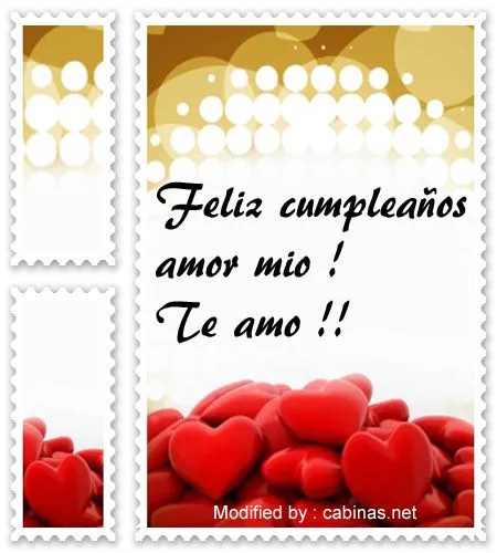 BONITOS MENSAJES DE CUMPLEAñOS A MI NOVIO|FRASES PARA EL ...