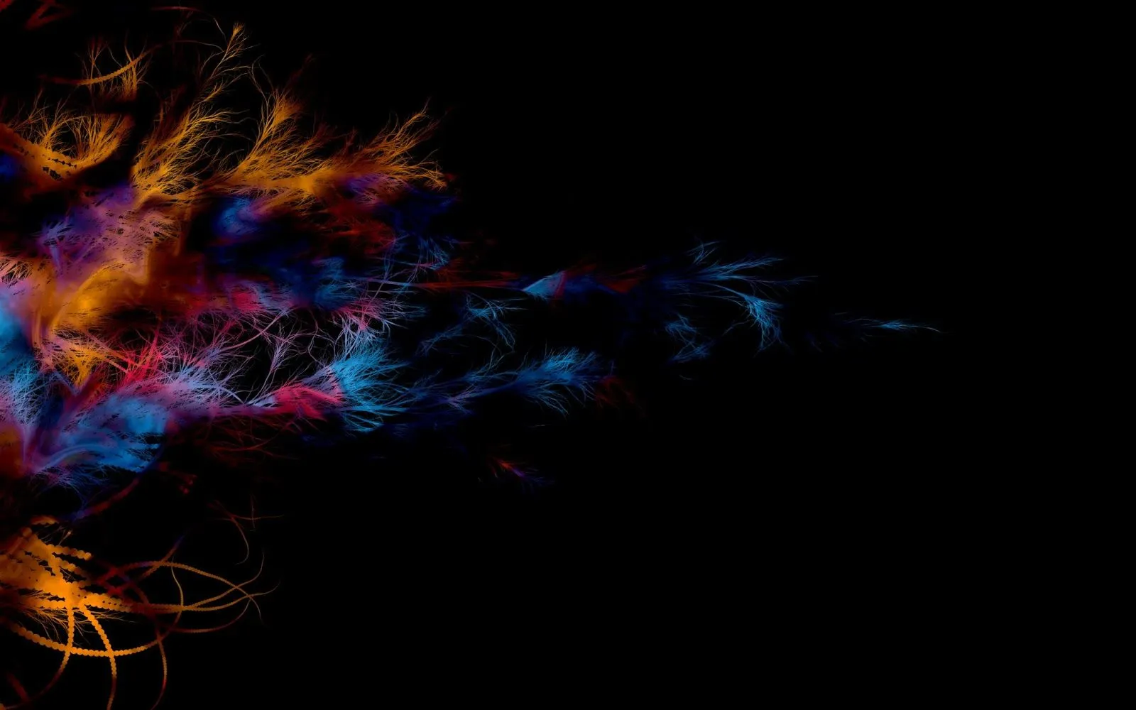 fondo HD abstraco de natural color en fondo negro | Imagenes y ...