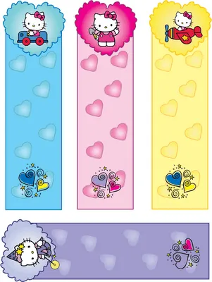 bookmarks, Marcadores, Hello Kitty | VLC peque