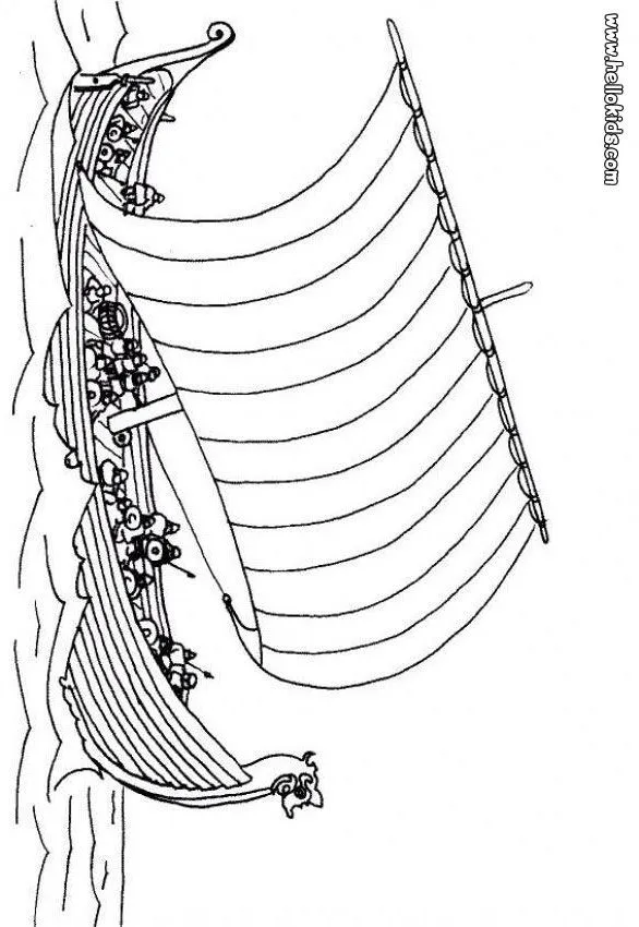 BOOT zum Ausmalen - Wikingerschiff zum Ausmalen BOOT zum Ausmalen - Wikingerschiff zum Ausmalen
