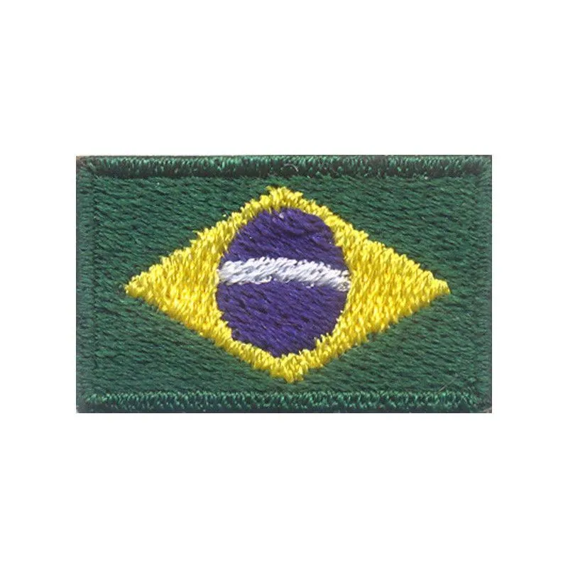Bordado Bandeira do Brasil Oficial PQ - Militar Brasil Bordado Bandeira do Brasil Oficial PQ - Militar Brasil