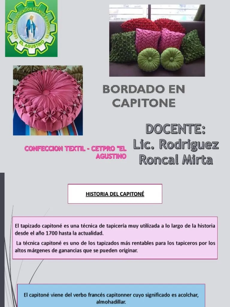 Bordado en Capitone (I) | PDF