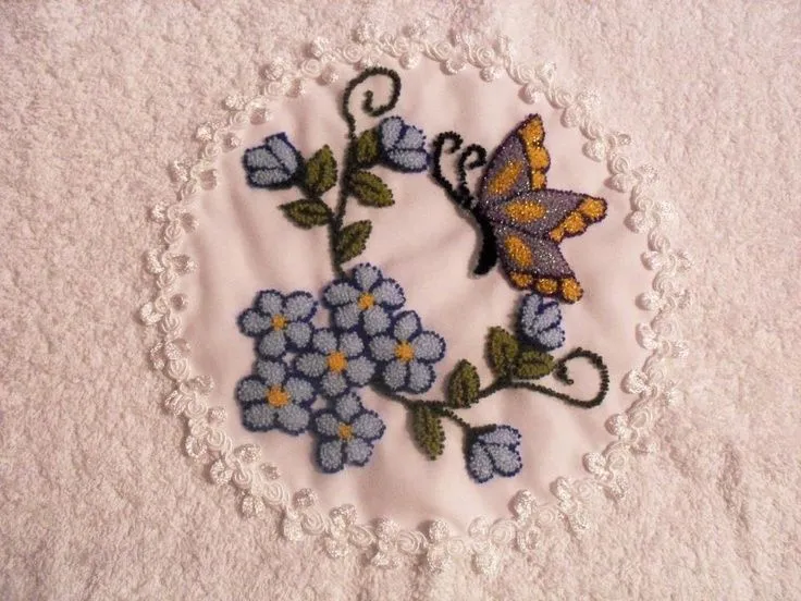 Bordado Chino | Punchneedle on Pinterest | Silk Ribbon Embroidery ... Bordado Chino | Punchneedle on Pinterest | Silk Ribbon Embroidery ...