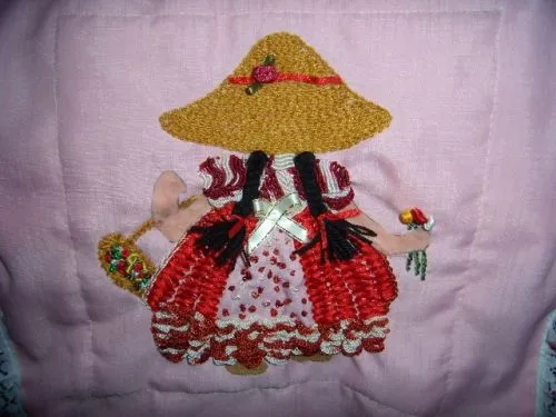 Manualidades bordado en cinta - Imagui