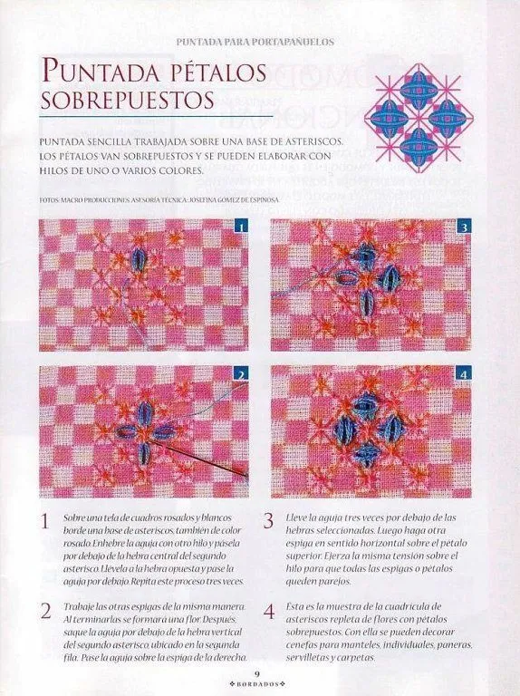 BORDADO ESPAÑOL | Aprender manualidades es facilisimo.com ...