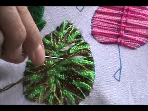 BORDADO FANTASIA HOJAS servilletas a mano PlayList BORDADO FANTASIA HOJAS servilletas a mano PlayList