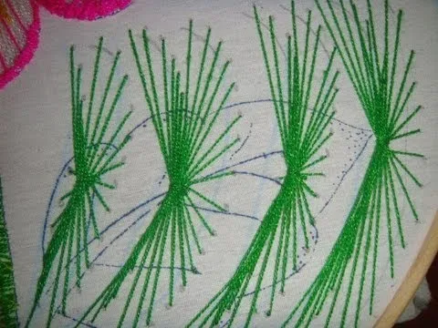 BORDADO FANTASIA EN SERVILLETAS, VESTIDOS Y MAS. PUNTADAS FANTASIA ...