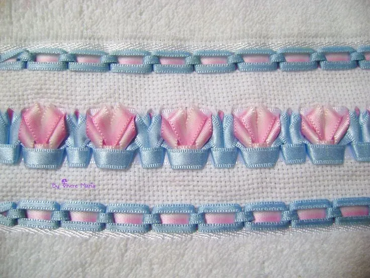 bordado de fita | deshilado con cintas | Pinterest | Search