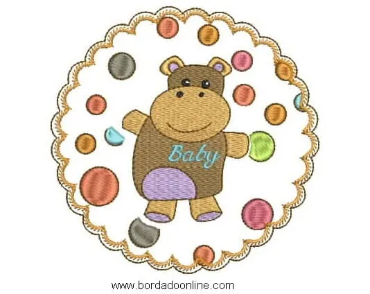 Bordado de Osos para prendas de bebes Bordados Online