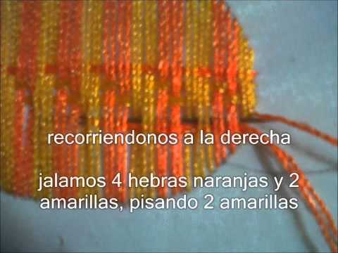 bordado 5 (puntada para mandarina) - YouTube bordado 5 (puntada para mandarina) - YouTube