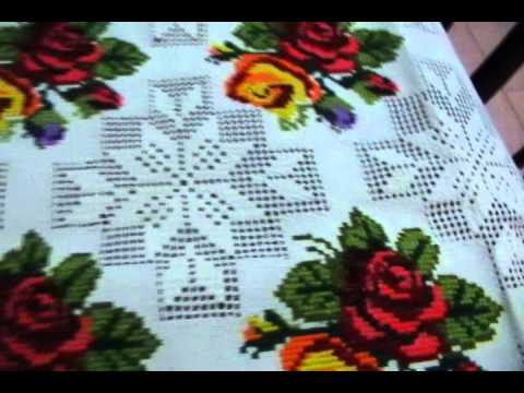 Bordado Punto D´ Cruz San Juan de los Lagos - YouTube Bordado Punto D´ Cruz San Juan de los Lagos - YouTube