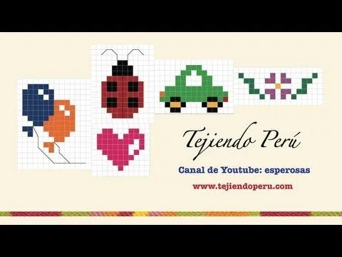 Bordado en punto jersey (dos agujas) - YouTube Bordado en punto jersey (dos agujas) - YouTube