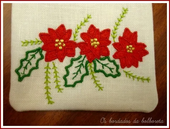 Os Bordados da Bolboreta: Porta cubiertos bordados con motivos ... Os Bordados da Bolboreta: Porta cubiertos bordados con motivos ...