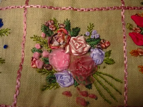 Bordado de cinta - Imagui