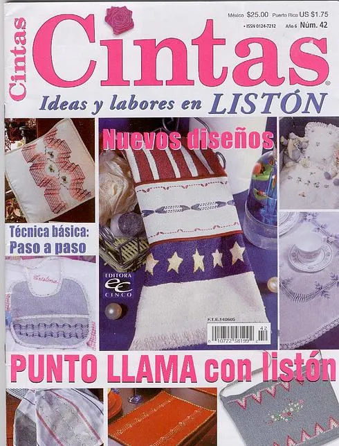 BORDADOS CON CINTAS: Punto llama con listón « Variasmanualidades's ...