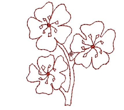 Bordados Descargar Gratis, Flores Lineales para tipos de Tela ... Bordados Descargar Gratis, Flores Lineales para tipos de Tela ...
