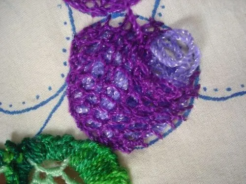 Imagen uvas paso 5 y ultimo(Bordado de fantasia) - grupos ... Imagen uvas paso 5 y ultimo(Bordado de fantasia) - grupos ...