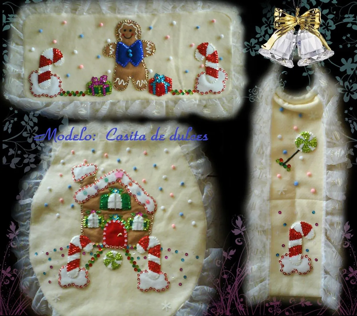 Bordados en fieltro navideños - Imagui