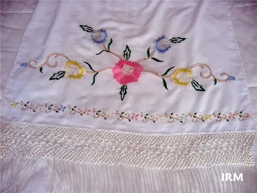 Bordados de flores a mano - Imagui