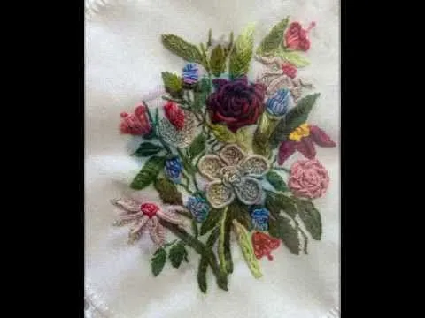 Bordados a mano - YouTube