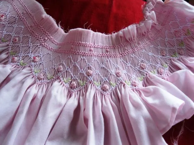 Bordados en panal de abeja-punto smock | Crazy About Smocking ... Bordados en panal de abeja-punto smock | Crazy About Smocking ...