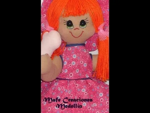 Bordar Cara Muñeca de Trapo - YouTube