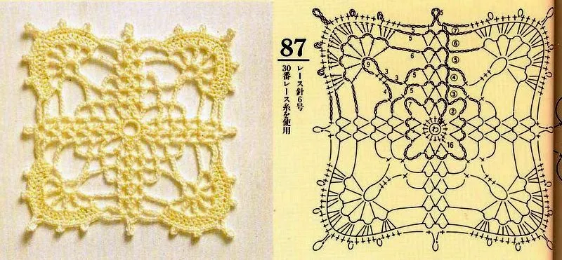 Bordar, Tejer y Algo Mas...: Cuadrados a crochet Bordar, Tejer y Algo Mas...: Cuadrados a crochet