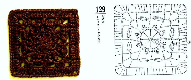 Bordar, Tejer y Algo Mas...: Cuadrados a crochet Bordar, Tejer y Algo Mas...: Cuadrados a crochet
