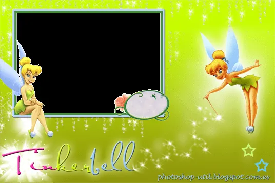 Marcos para cumpleaños de Tinkerbell en png - Imagui