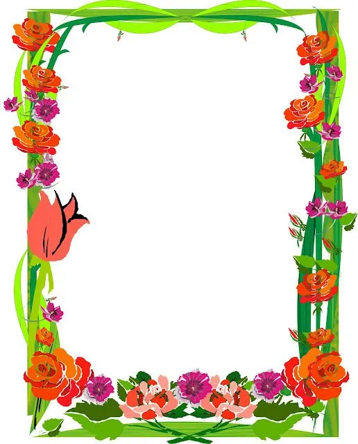 Marcos de rosas para word - Imagui