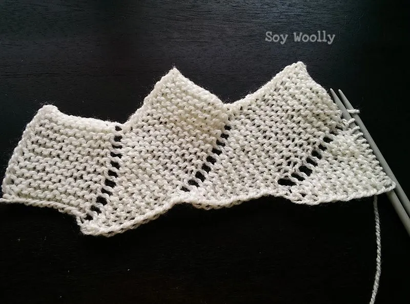 Borde reversible para mantas de bebé a dos agujas: muy cool! | Soy ...