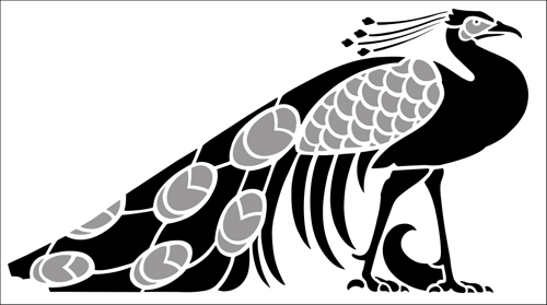 Border No 5 stencil from The Stencil Library ARTS AND CRAFTS range ...