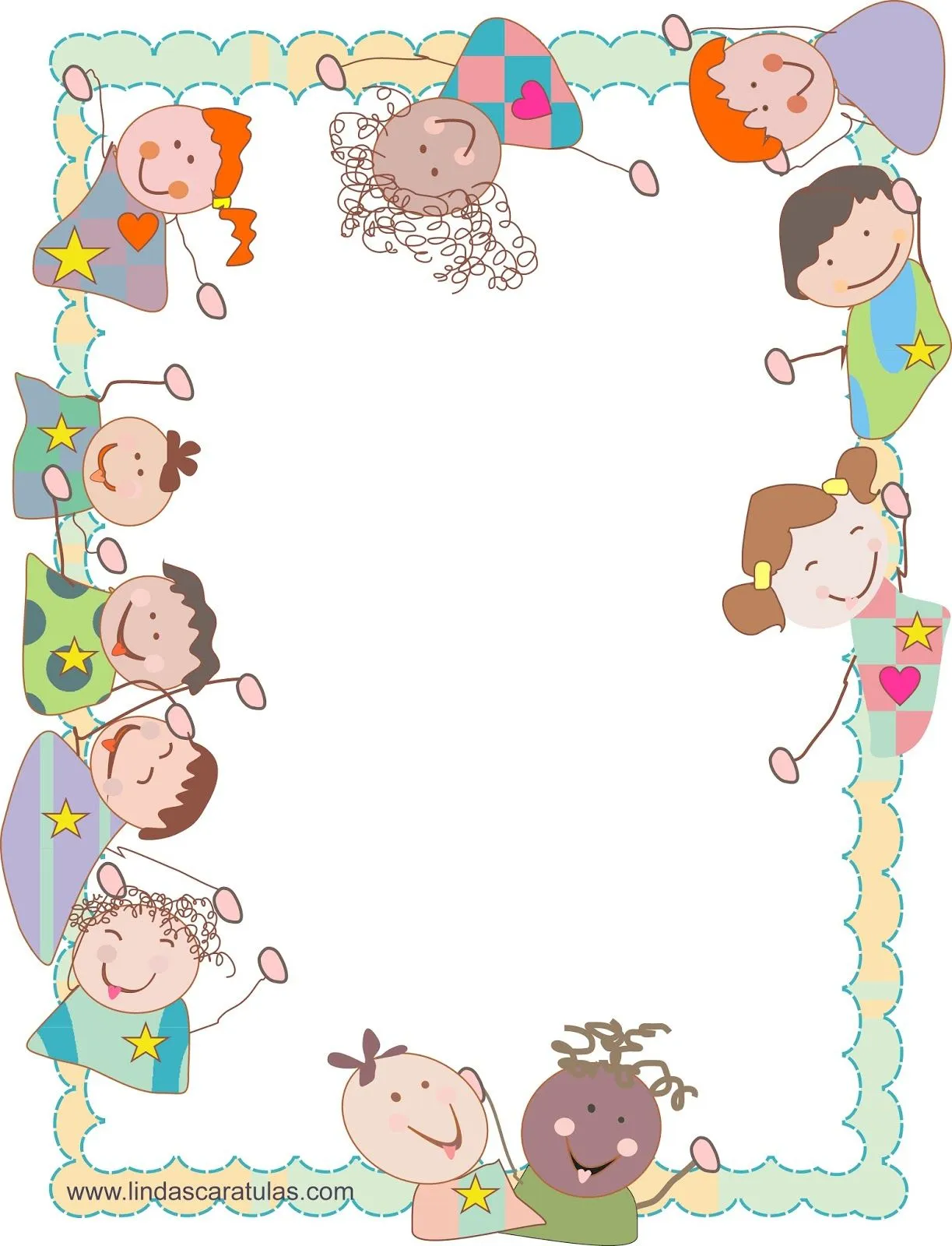 BORDERS FOR KID: DISEÑO GRAFICO NIÑOS MARAVILLOSOS