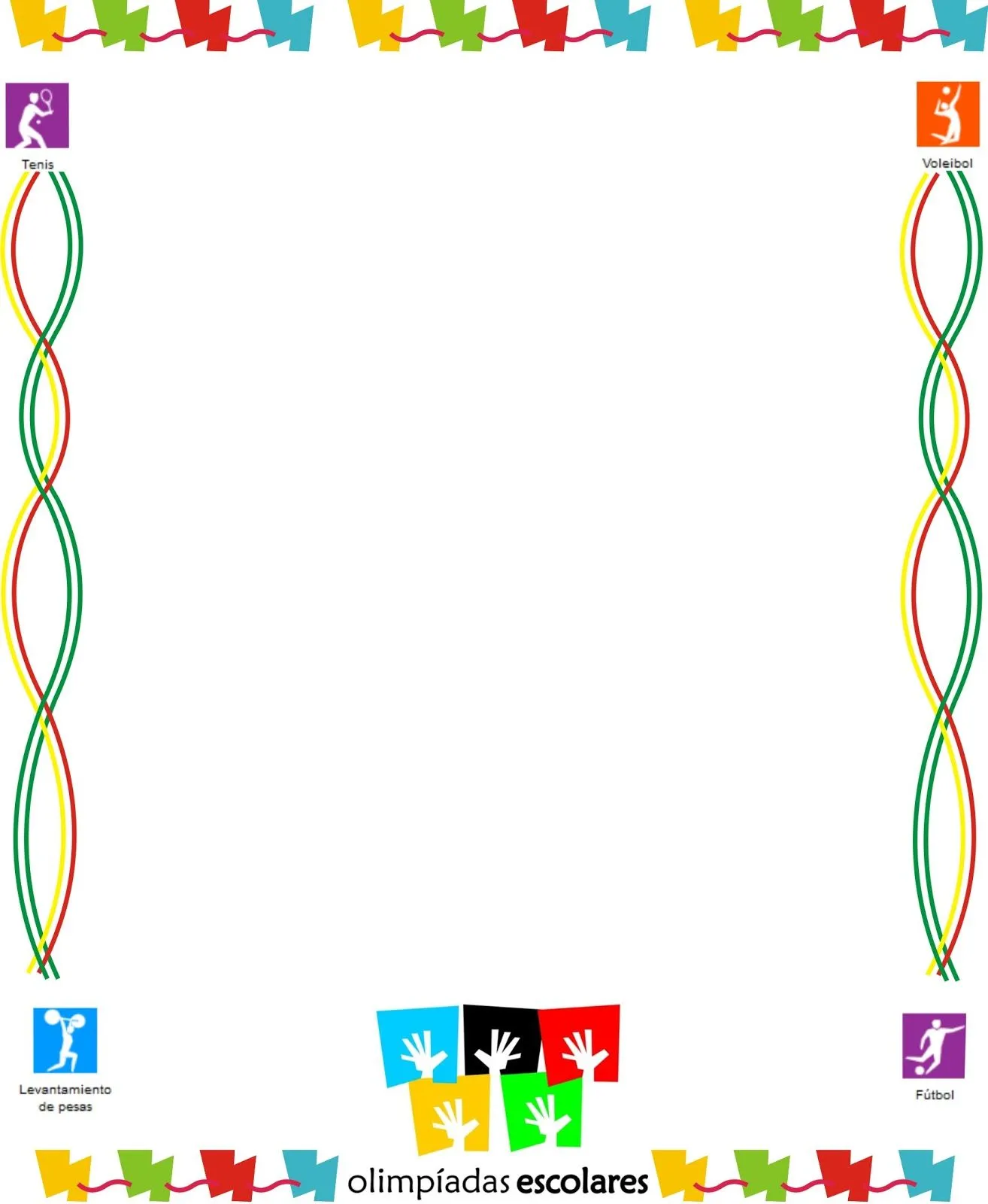BORDERS FOR KID: DISEÑO GRAFICO DEPORTE OLIMPICO EN LOS NIÑOS BORDERS FOR KID: DISEÑO GRAFICO DEPORTE OLIMPICO EN LOS NIÑOS