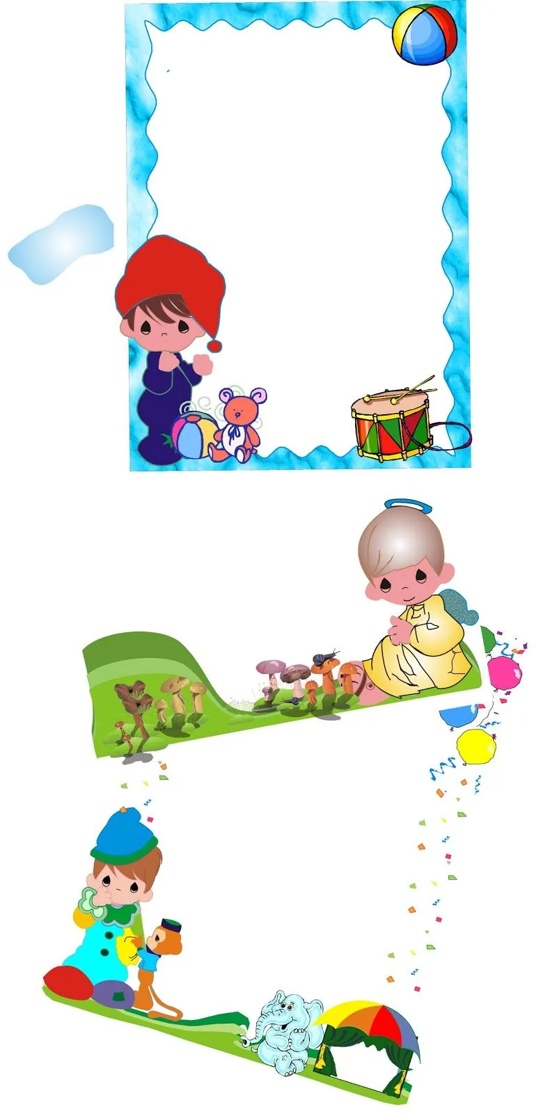 BORDERS FOR KID: DISEÑO GRAFICO PRE ESCOLAR - KINDER