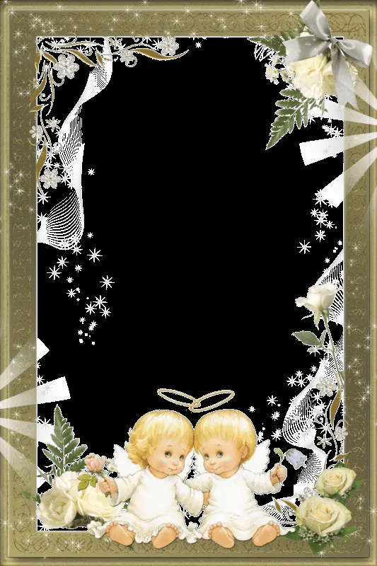 Bordes de página de angelitos - Imagui
