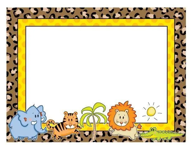 Bordes infantiles para decorar folios - Imagui