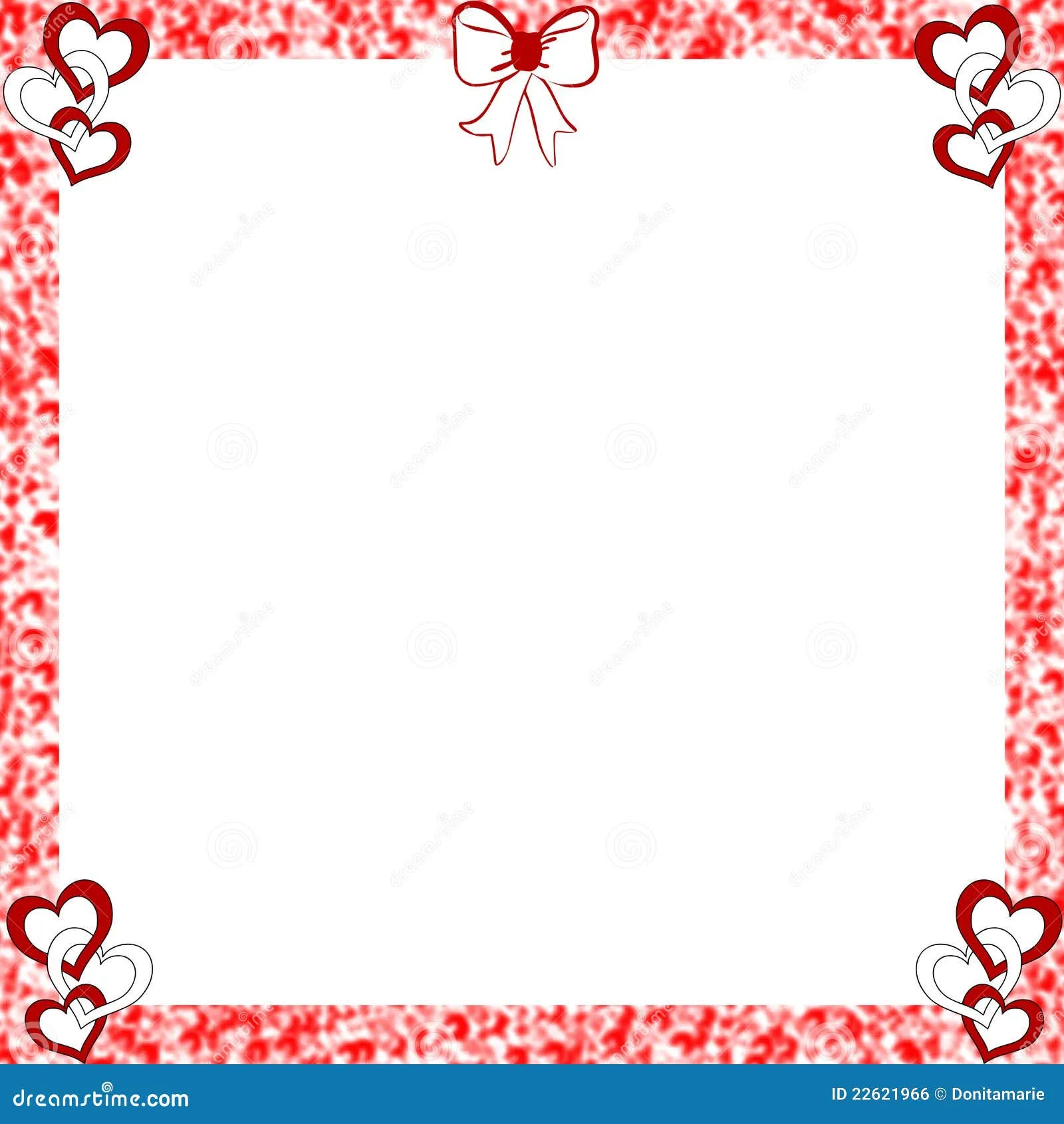Bordes Apenados Marco De Los Corazones De La Tarjeta Del Día De ... Bordes Apenados Marco De Los Corazones De La Tarjeta Del Día De ...