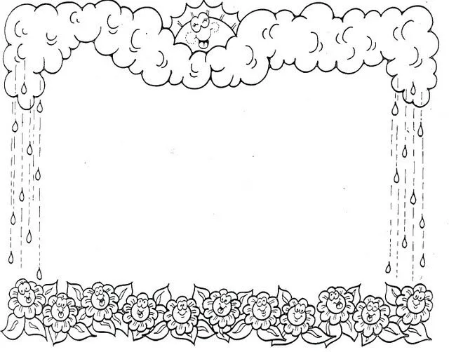 Bordes para notas para colorear - Imagui