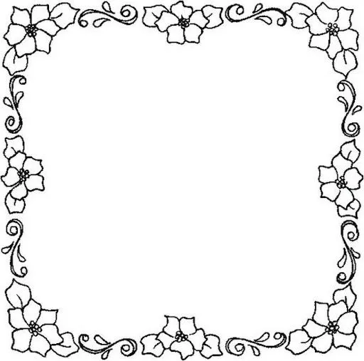 Márgenes en flores - Imagui