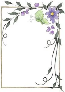 Bordes para decorar hojas:Imagenes y dibujos para imprimir Bordes para decorar hojas:Imagenes y dibujos para imprimir