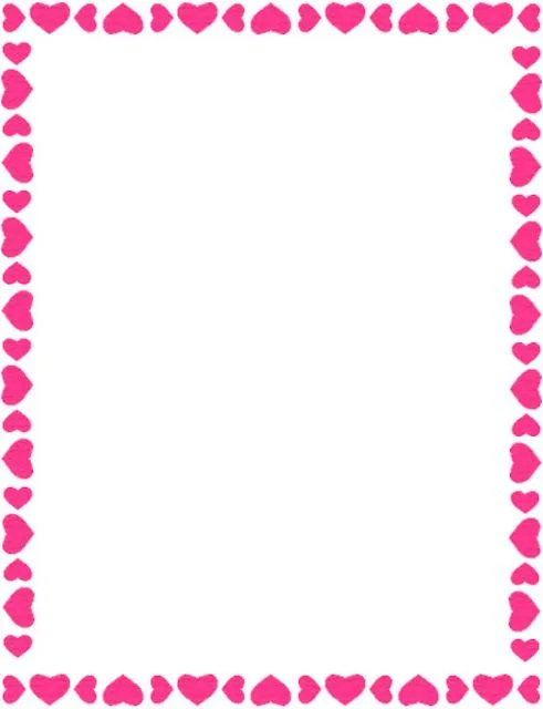 Bordes Decorativos: Bordes decorativos de corazones para imprimir Bordes Decorativos: Bordes decorativos de corazones para imprimir