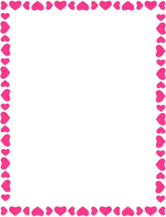 Bordes Decorativos: Bordes decorativos de corazones para imprimir Bordes Decorativos: Bordes decorativos de corazones para imprimir