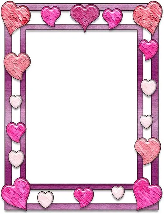 Bordes Decorativos: Bordes decorativos de corazones para imprimir Bordes Decorativos: Bordes decorativos de corazones para imprimir