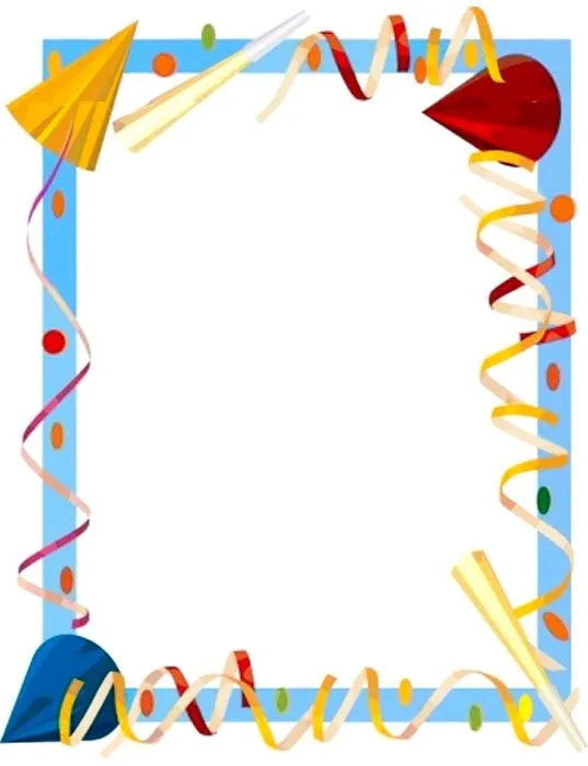 PARA IMPRIMIR: Bordes para imprimir de cumpleaños PARA IMPRIMIR: Bordes para imprimir de cumpleaños