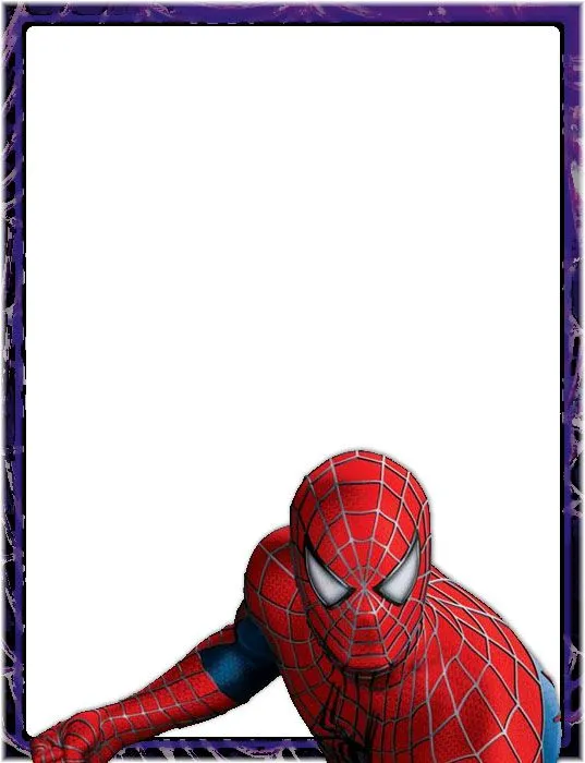 Bordes Decorativos: Bordes decorativos del Hombre Araña (Spiderman ...
