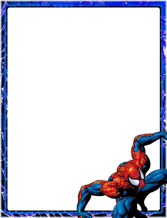 Bordes Decorativos: Bordes decorativos del Hombre Araña (Spiderman ... Bordes Decorativos: Bordes decorativos del Hombre Araña (Spiderman ...