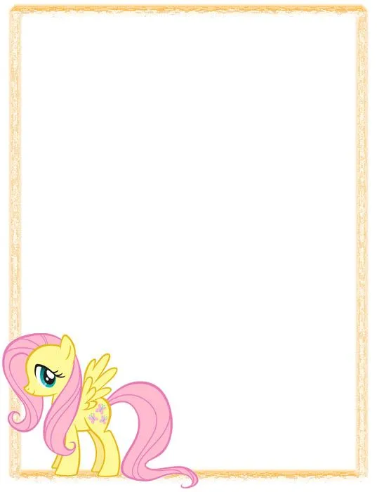 Bordes Decorativos: Bordes decorativos de Little Pony para imprimir Bordes Decorativos: Bordes decorativos de Little Pony para imprimir