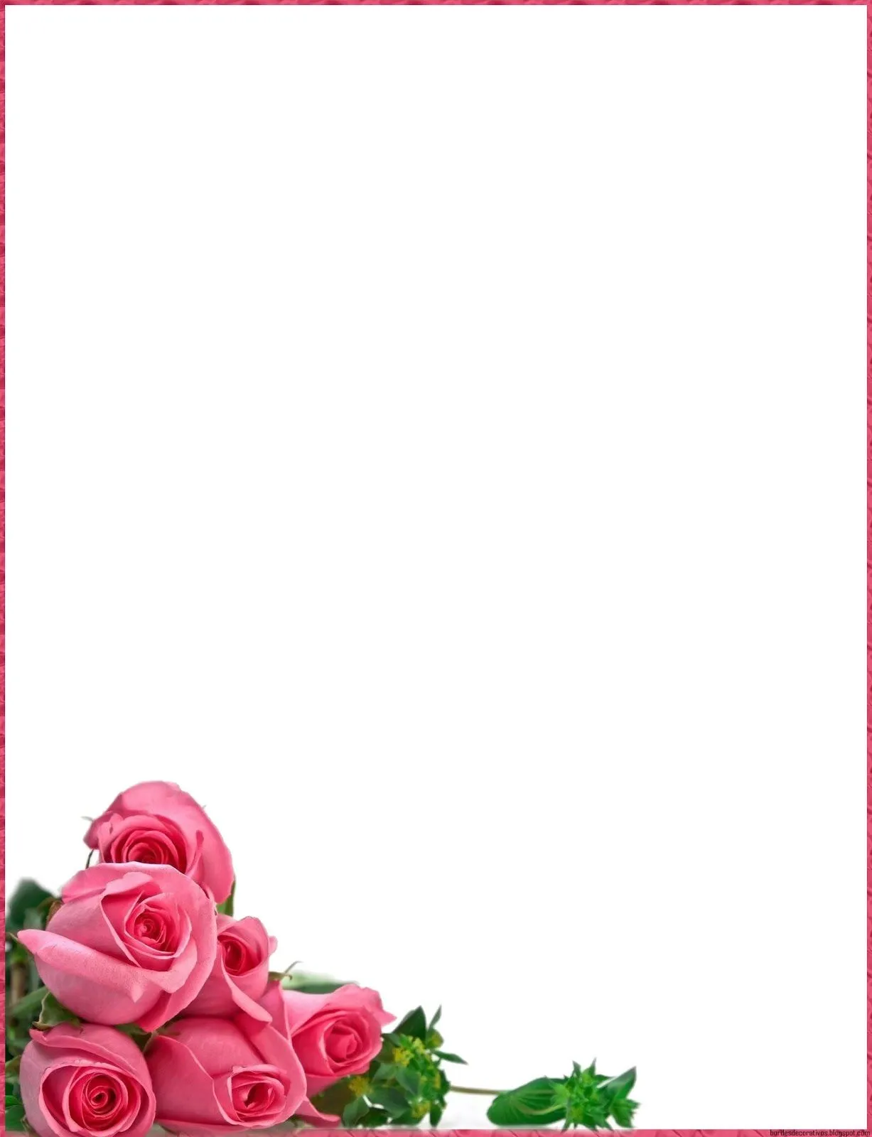 Bordes Decorativos: Bordes decorativos con Rosas Bordes Decorativos: Bordes decorativos con Rosas