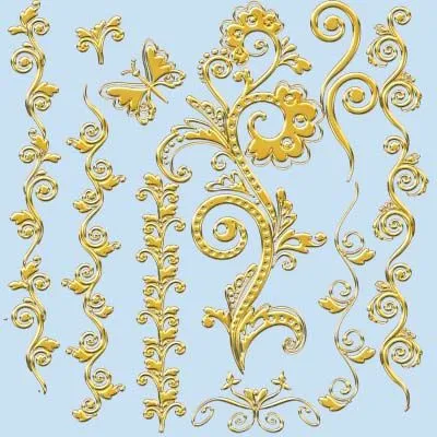 Bordes Decorativos Dorados, Variados Diseños en Png. | Marcos para ... Bordes Decorativos Dorados, Variados Diseños en Png. | Marcos para ...